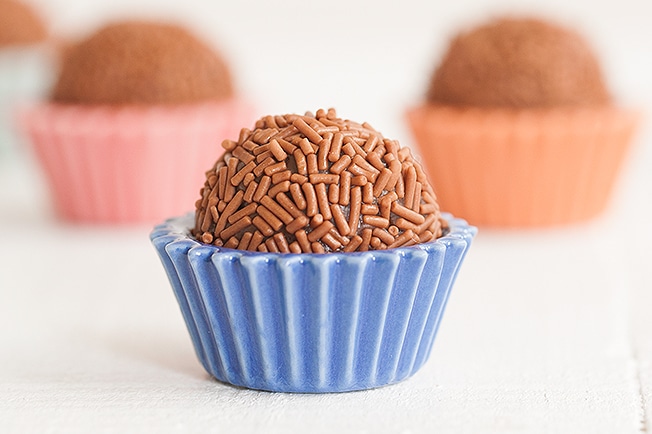 brigadeiro sample close-up